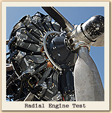 Radial Engine Test