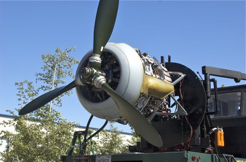 BMW 801 engine run